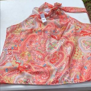 NY&C Sweet Pea Halter top with side bow tie